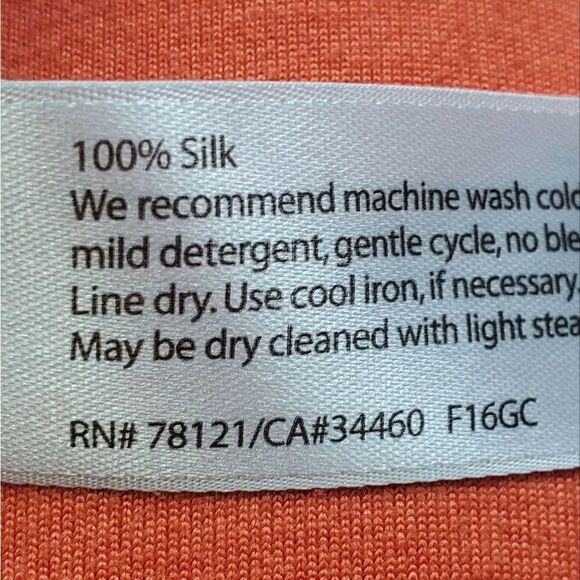 Eileen Fisher Black 100% Silk Pants - Picture 6 of 7